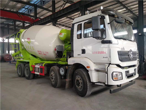 陜汽M3000前四后八10方攪拌車，輕量化底盤，整車不超重，價格便宜