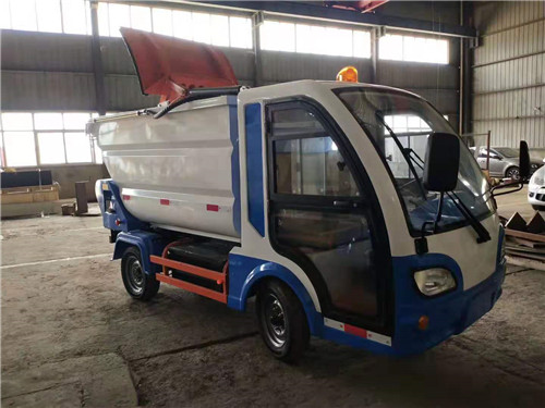 山西客戶訂購兩臺電動后裝壓縮垃圾車發(fā)車，祝周總一路順風(fēng)
