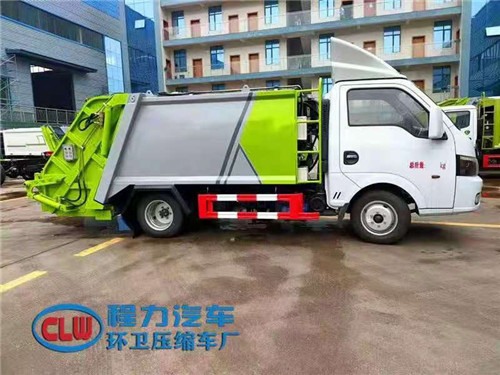C證能駕駛室，國(guó)六東風(fēng)途逸3-4方壓縮垃圾車（柴油）推薦