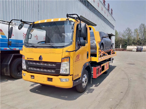 重汽豪沃國(guó)五藍(lán)牌一拖二清障車(chē)圖片參數(shù)介紹