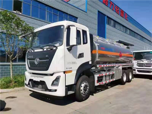 國六東天龍小三軸距鋁合金油罐車現(xiàn)貨危貨，目前程力公告已出