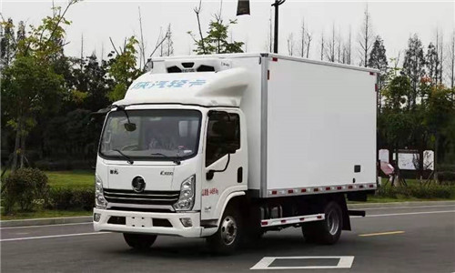 陜汽輕卡徳龍K3000國(guó)六130馬力冷藏車，藍(lán)牌不超重，現(xiàn)車多多，歡迎訂購(gòu)