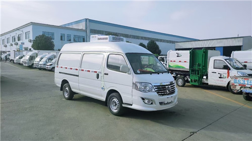 比克新能源純電動冷藏車極智冷藏、一路領(lǐng)鮮可上京牌