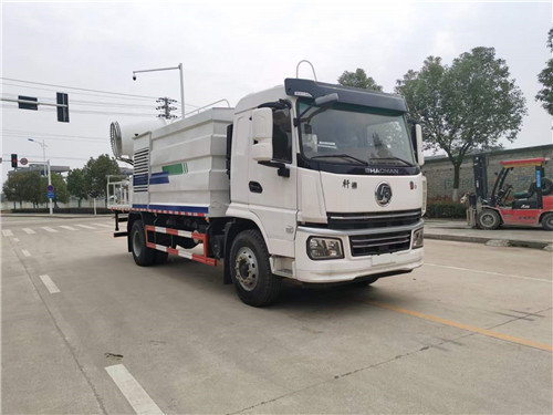 國六陜汽4方餐廚垃圾車，5.5方吸糞車，14方對(duì)接垃圾車，12方抑塵車，特價(jià)處理