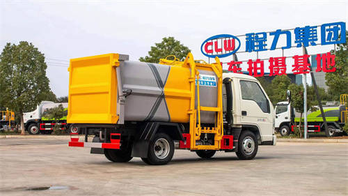 你見過藍(lán)牌側(cè)裝壓縮垃圾車嗎？