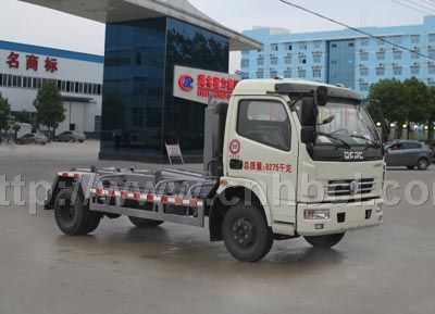 國四環(huán)衛(wèi)垃圾車，東風多利卡車廂可卸式垃圾車