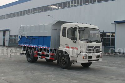 國四東風(fēng)天錦自卸式對(duì)接式垃圾車