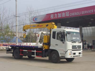 國五東風天錦清障車帶隨車吊
